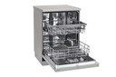 LG QuadWash™ Dishwasher, 14 Place Settings, EasyRack™ Plus, Inverter Direct Drive, Platinum Silver color