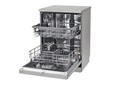 LG QuadWash™ Dishwasher, 14 Place Settings, EasyRack™ Plus, Inverter Direct Drive, Platinum Silver color