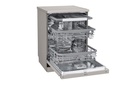 LG QuadWash™ | TrueSteam™ 14ppl Dishwasher, 3 Racks, Inverter DD, Silver