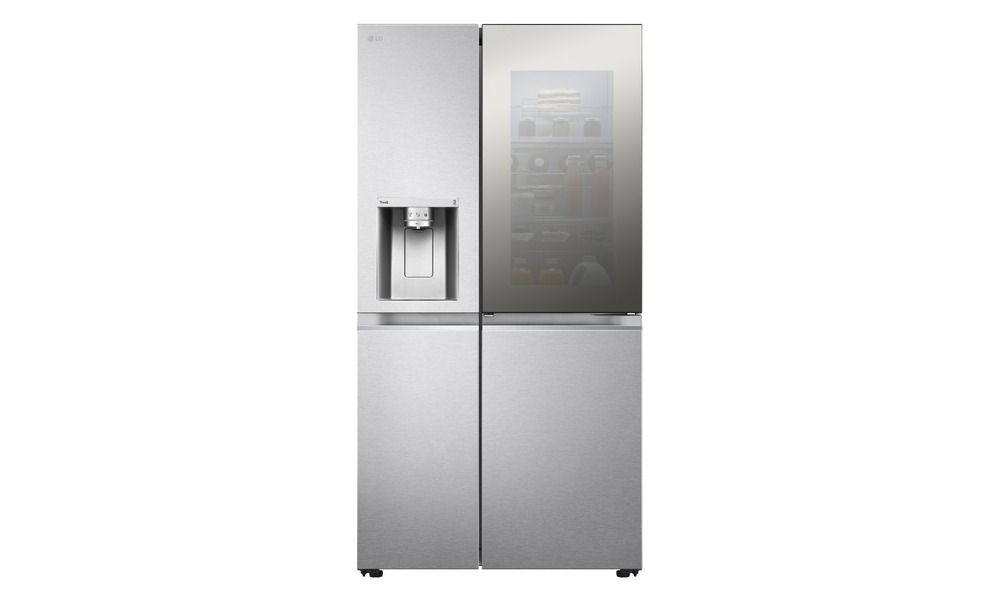 Net 635(L) Mirror Instaview Fridge™ Fridge with UVnano®, Noble Steel