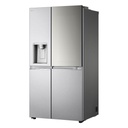Net 635(L) Mirror Instaview Fridge™ Fridge with UVnano®, Noble Steel