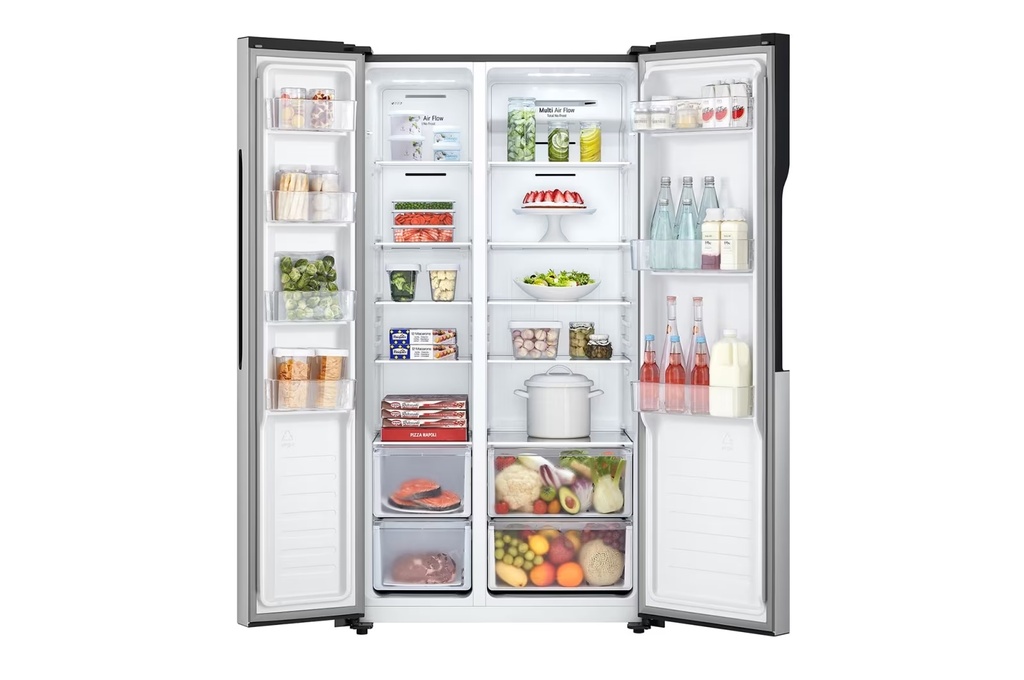 LG Net 519(L) Side by Side Refrigerator | Inverter Compressor