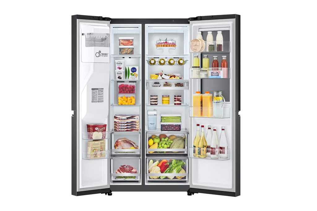 LG GC-X257CQES - InstaView Door-in-Door™ Fridge with UVnano®, Matte Black