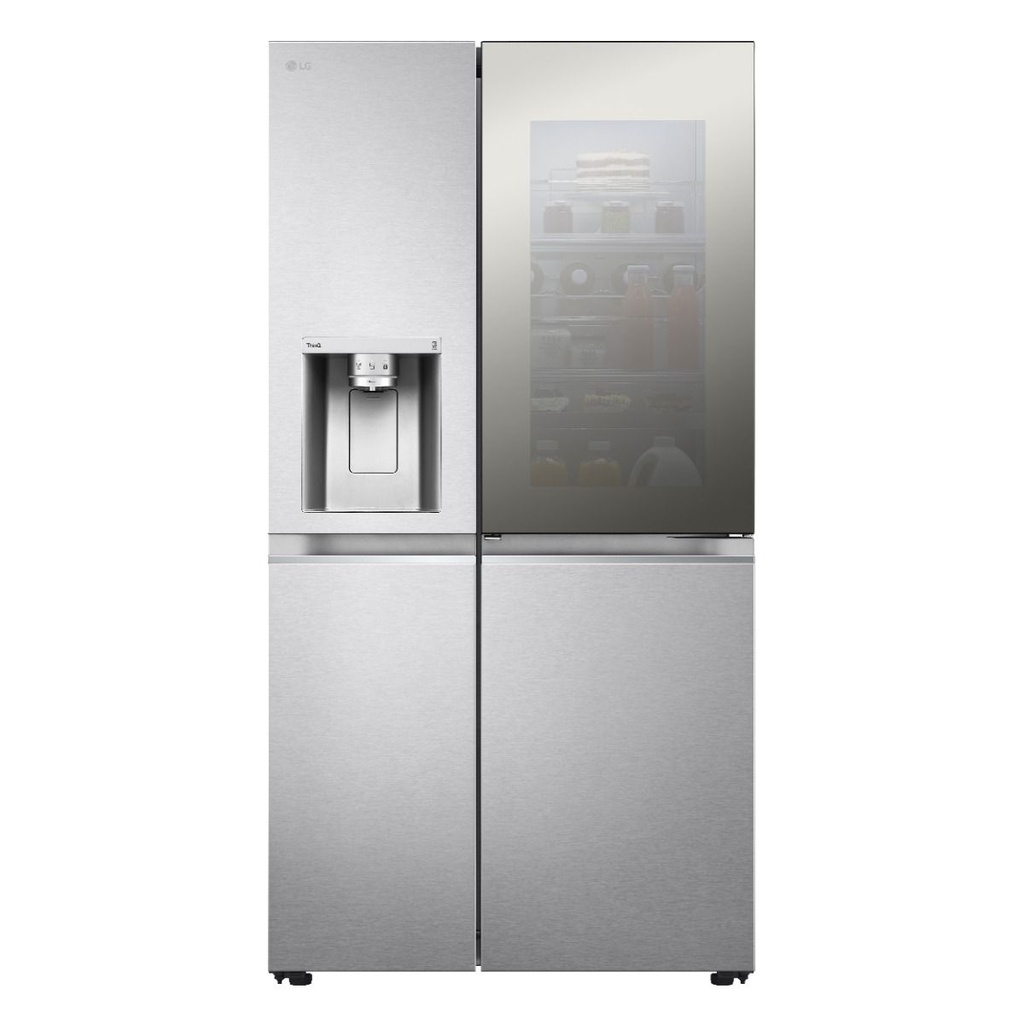 Net 635(L) Mirror Instaview Fridge™ Fridge with UVnano®, Noble Steel