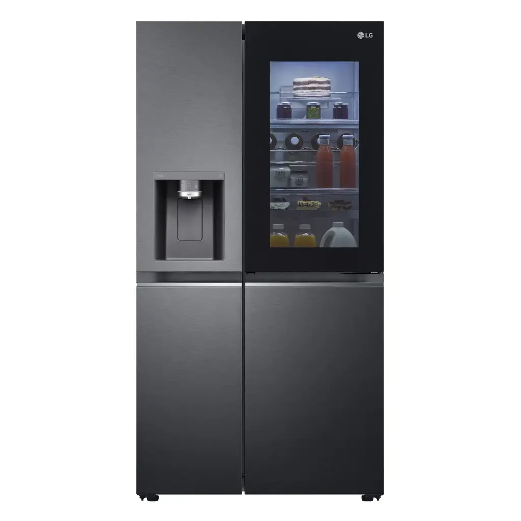 LG GC-X257CQES - InstaView Door-in-Door™ Fridge with UVnano®, Matte Black