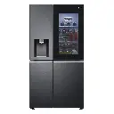 LG GC-X257CQES - InstaView Door-in-Door™ Fridge with UVnano®, Matte Black